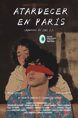 Atardecer en París's poster