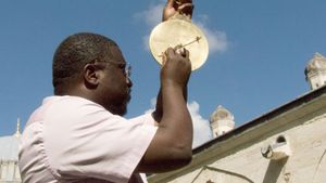 Lucy-Weltraummission in Senegal's poster