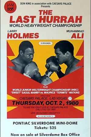 Larry Holmes vs. Muhammad Ali's poster