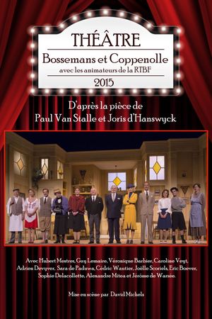 Bossemans et Coppenolle avec les animateurs de la RTBF's poster