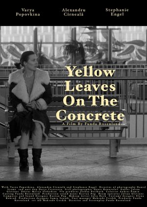 Yellow leaves on the concrete's poster