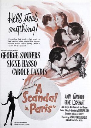 A Scandal in Paris's poster