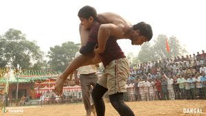Dangal's poster
