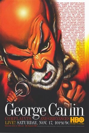 George Carlin: Complaints & Grievances's poster