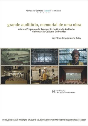 Grande Auditório, memorial de uma obra's poster