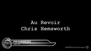 Au Revoir, Chris Hemsworth's poster