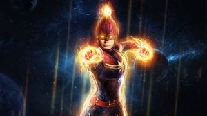 Captain Marvel's poster
