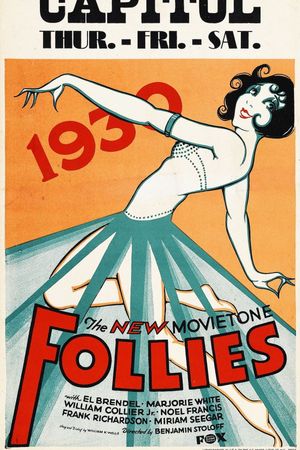 New Movietone Follies of 1930's poster