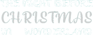 The Night Before Christmas in Wonderland's poster