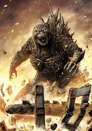 Godzilla Minus One's poster