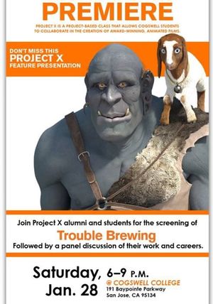 Trouble Brewing's poster