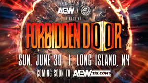 AEW x NJPW Present Forbidden Door's poster