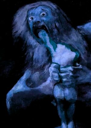 Saturn Devouring His Daughter's poster