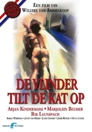 De vlinder tilt de kat op's poster