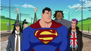 Superman vs. The Elite's poster