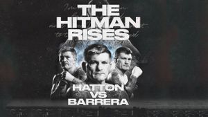 Ricky Hatton vs Marco Antonio Barrera's poster