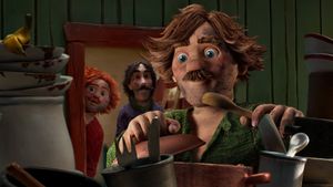 Three Robbers and a Lion's poster