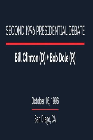1996 Second Presidential Debate's poster