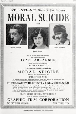 Moral Suicide's poster
