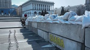 2 Victory Square, Kyiv's poster