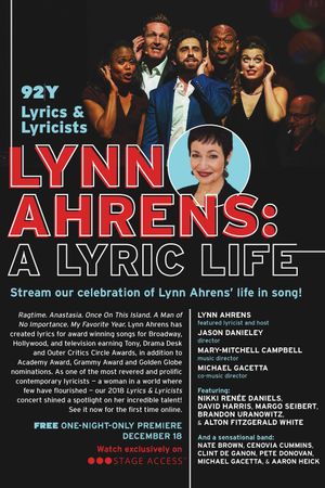 Lynn Ahrens: A Lyric Life's poster image