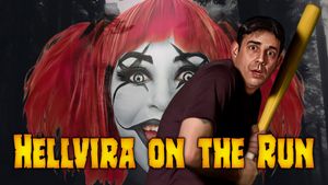 Hellvira on the run's poster