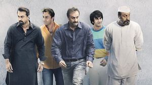 Sanju's poster