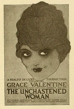 The Unchastened Woman's poster