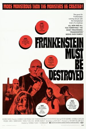 Frankenstein Must Be Destroyed's poster