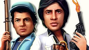 Sholay's poster