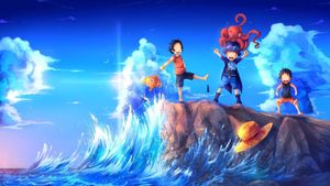 Episode of Sabo: The Three Brothers' Bond - The Miraculous Reunion's poster