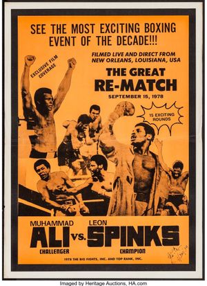 Leon Spinks vs Muhammad Ali II's poster