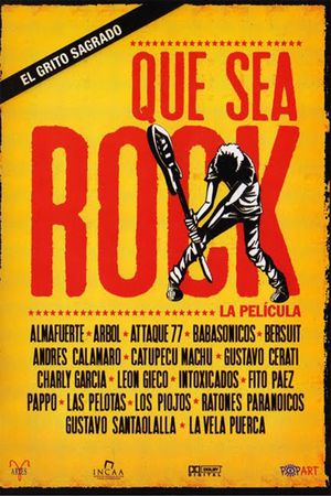 Que sea rock's poster