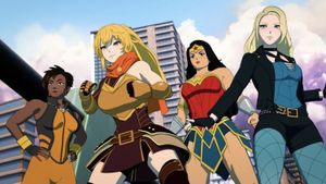 Justice League x RWBY: Super Heroes & Huntsmen, Part Two's poster