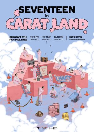 SEVENTEEN in CARAT LAND's poster