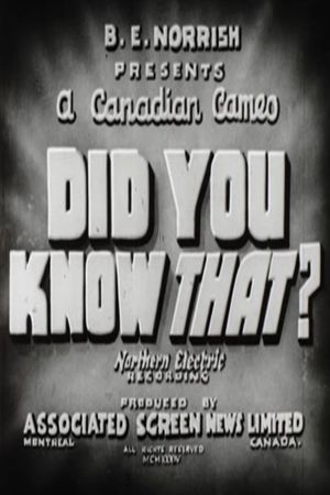 Did You Know That?'s poster