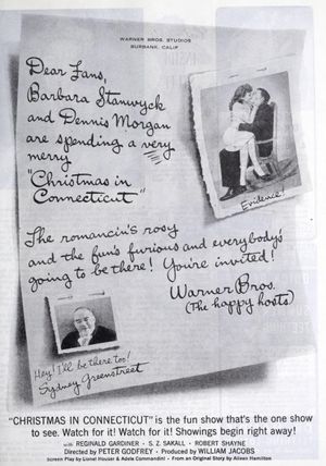 Christmas in Connecticut's poster
