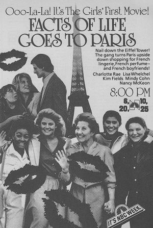 The Facts of Life Goes to Paris's poster
