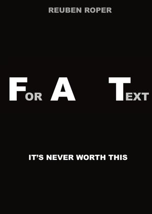 For a Text's poster