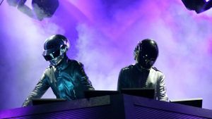 Daft Punk - Alive 2007 - Live Album Concert in Paris's poster