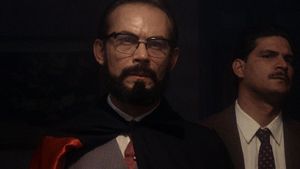 The Man in the Black Cape's poster