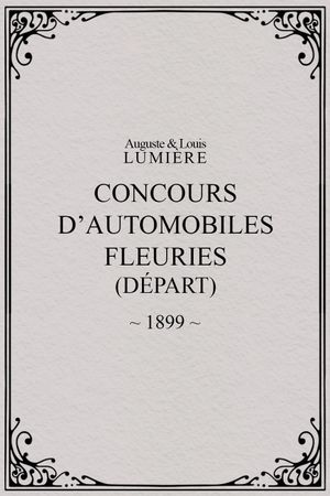 Fête de Paris 1899: Concours d'automobiles fleuries's poster image