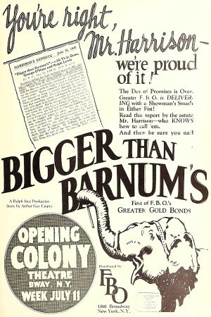 Bigger Than Barnum's's poster