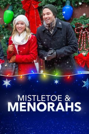 Mistletoe & Menorahs's poster image