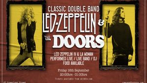 The Doors vs Led Zeppelin's poster