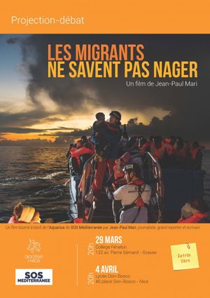 Les migrants ne savent pas nager's poster