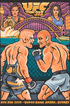 UFC 312: Du Plessis vs. Strickland 2's poster