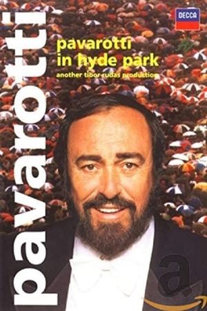 Pavarotti in Hyde Park's poster