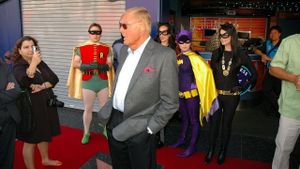 Starring Adam West's poster