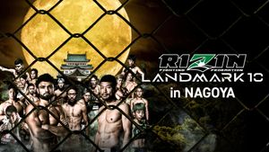 RIZIN LANDMARK 10 in NAGOYA's poster